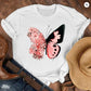 Loose Large Fashion Butterfly T Shirt Personality Trend Bottoming Shirt