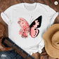 Loose Large Fashion Butterfly T Shirt Personality Trend Bottoming Shirt