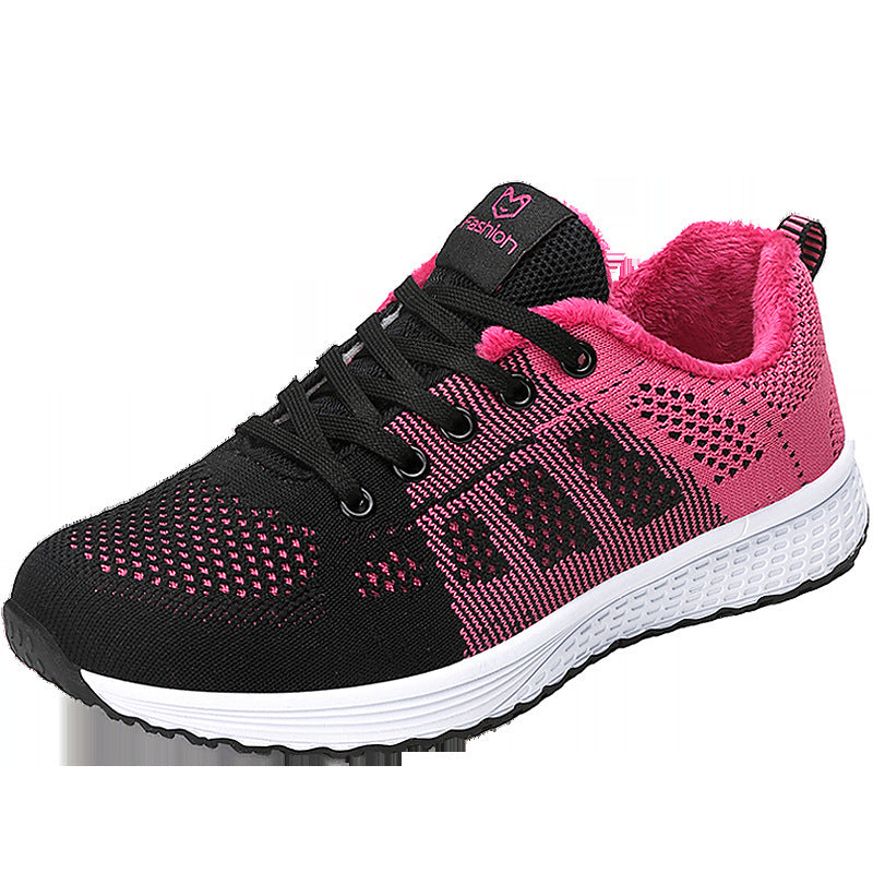 Nuovo stile scarpe sportive da donna scarpe da donna in maglia intrecciata volante scarpe sportive