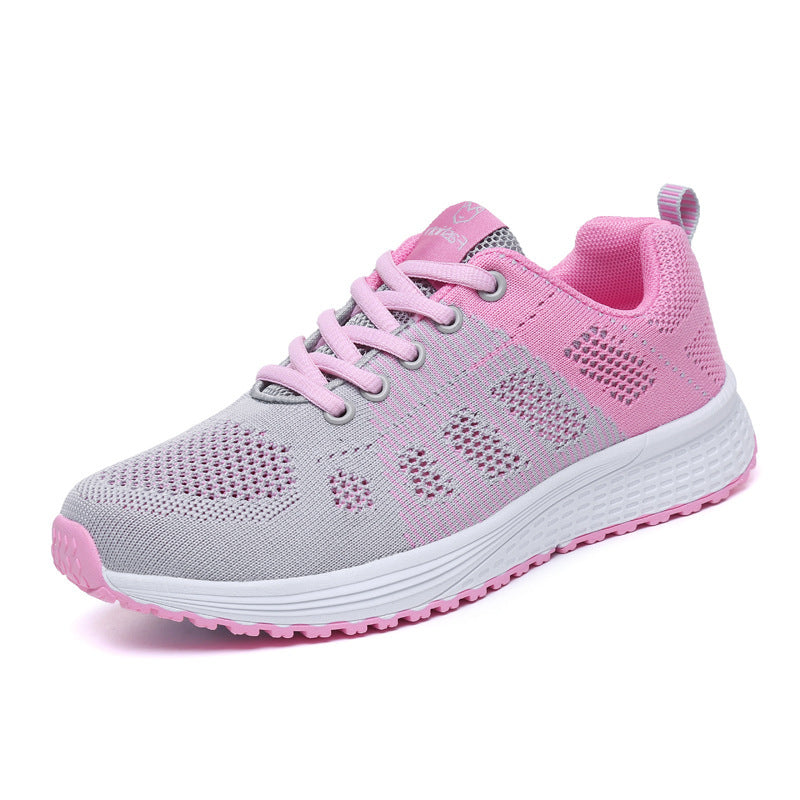 Nuovo stile scarpe sportive da donna scarpe da donna in maglia intrecciata volante scarpe sportive