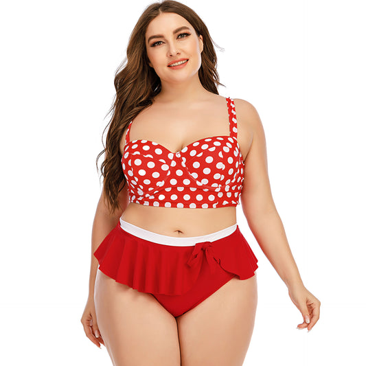 Damen Bikini Set Zweiteiliger Badeanzug Badeanzug Strandkleid