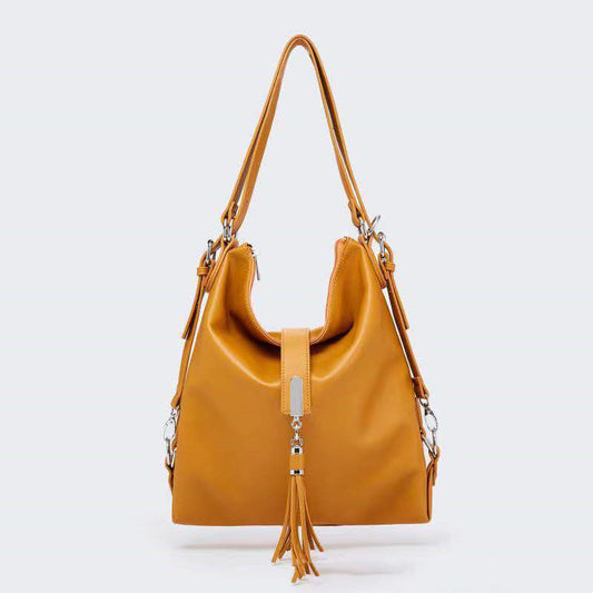 Borsa morbida da donna, alla moda, alla moda, semplice e casual.