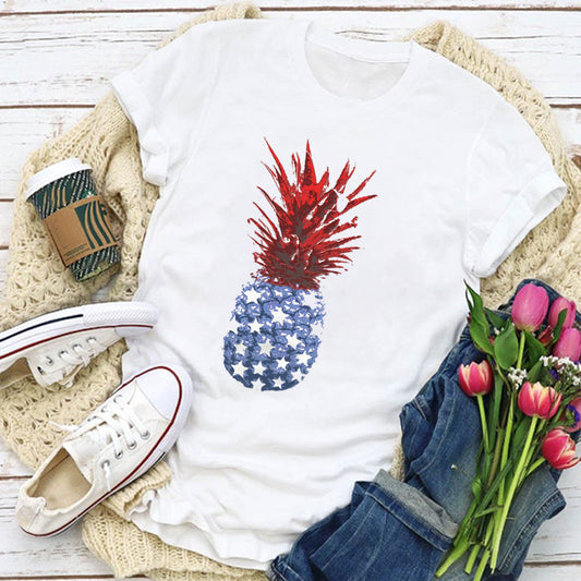 Cartoon Men And Women Same Style Loose T-Shirt Street Top