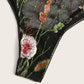 Sexy Lingerie Women Underwear Set Mesh See-through Floral Embroidery Bra