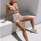 Abiti estivi casual con canottiere e pantaloncini da donna