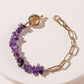 Qingdao Daiwei Schmuck Rohstein Kristall Amethyst Stein Kette Armband