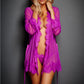 Frauen Nachtwäsche Robe Kleid Spitze Nachtwäsche Mode