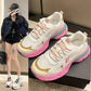 Sneaker casual da donna con piattaforma in mesh all-match