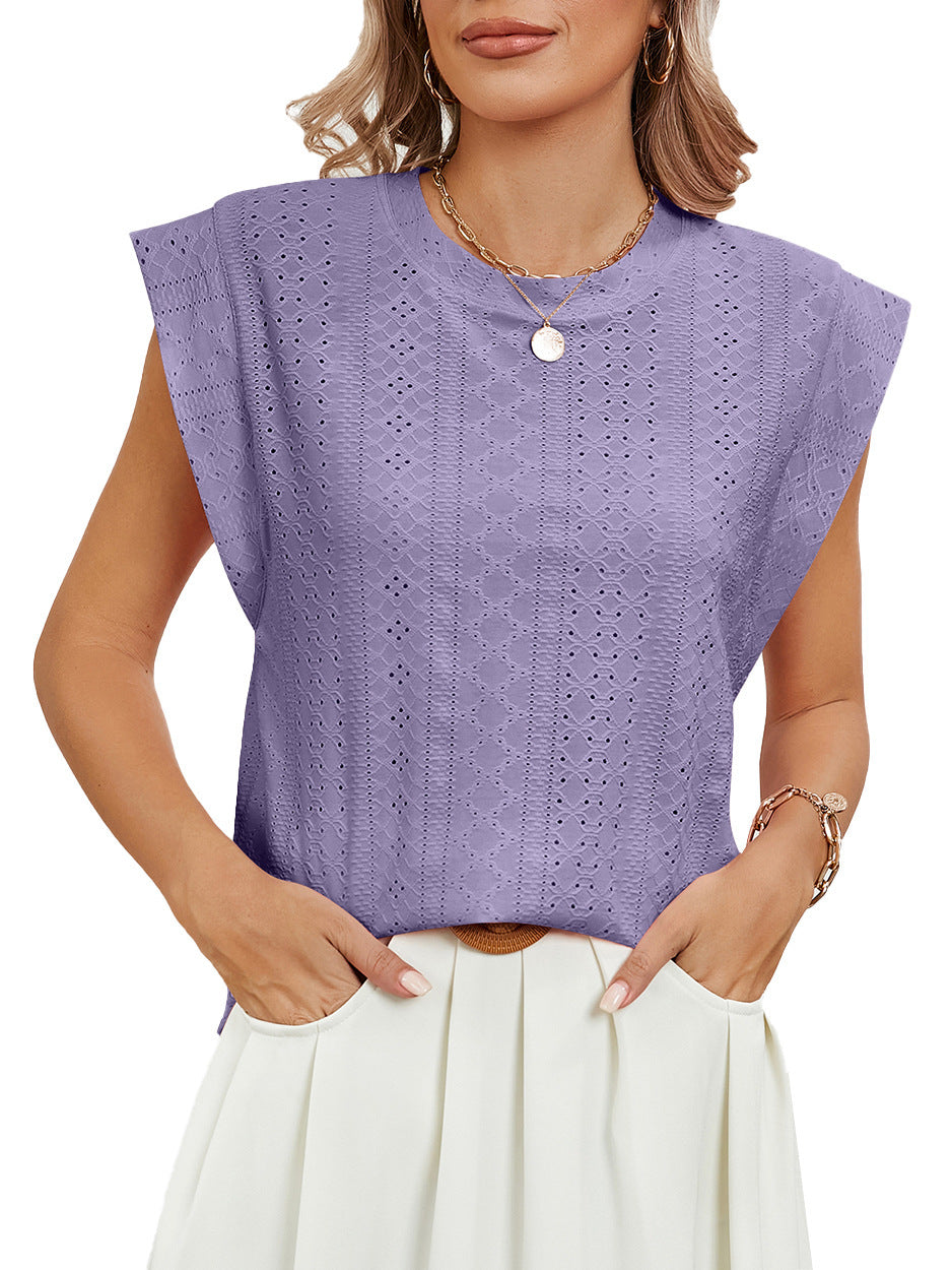 Canotta T-shirt a maniche corte Summer Hollow