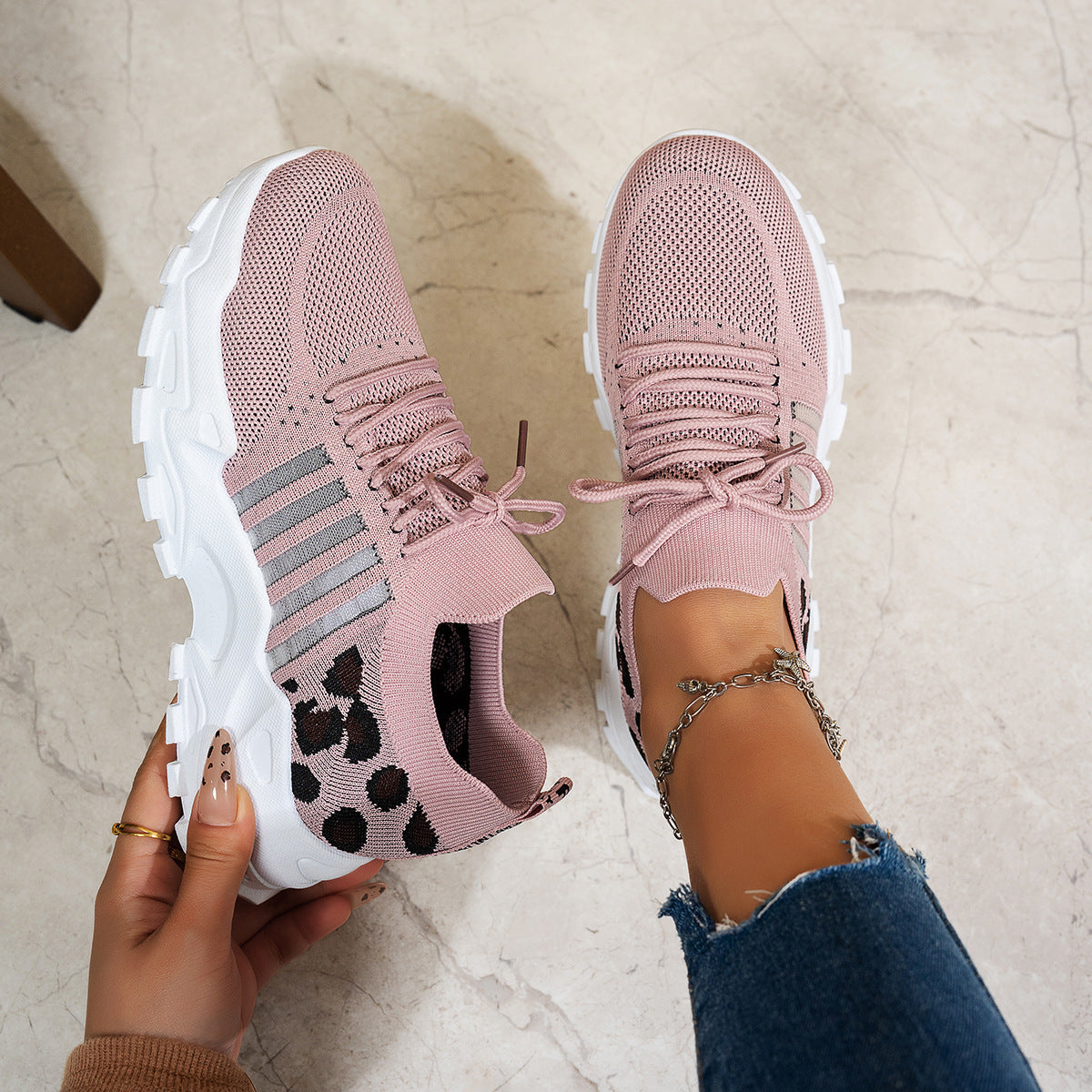 Scarpe sportive casual traspiranti alla moda in rete