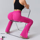 Hip-Lift-Yoga-Schlaghose, Fitness, Sport, weites Bein, hohe Taille, schnelltrocknende Hose, Damenbekleidung