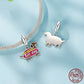 Sausage Dog Pendant S925 Silver Bead Accessories