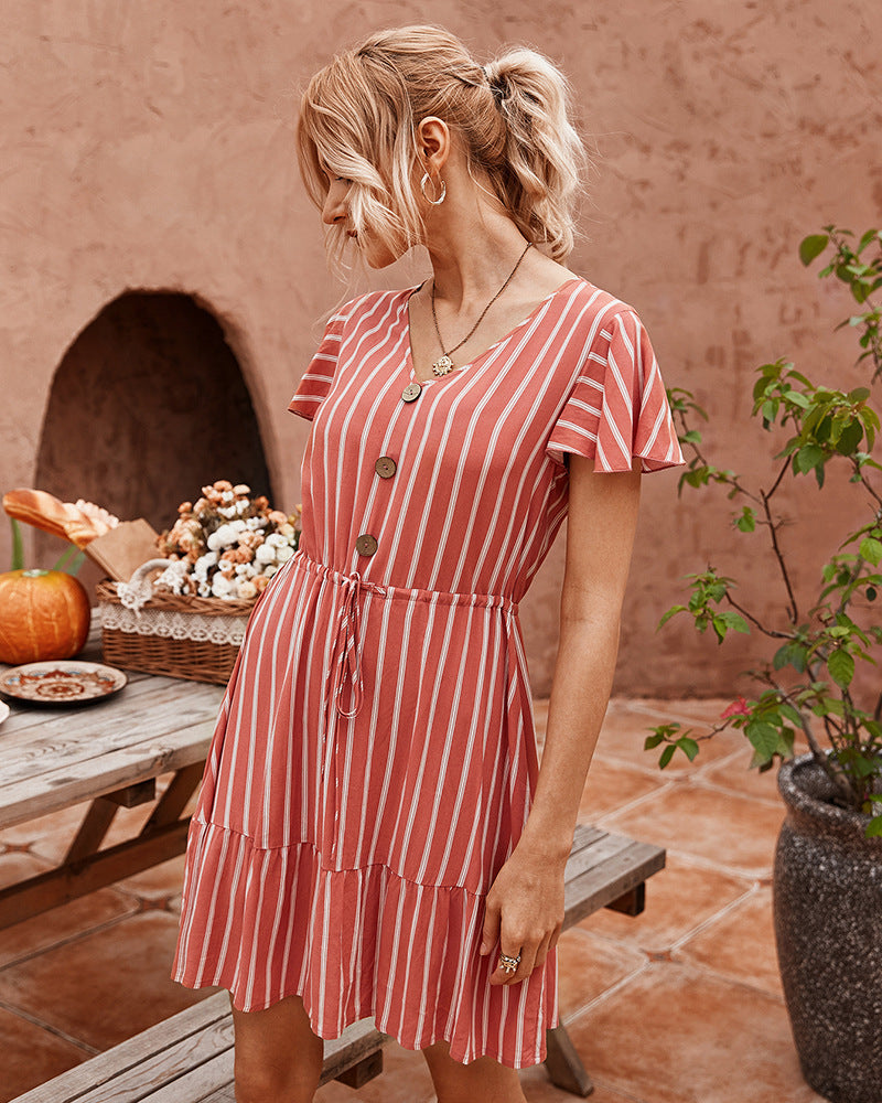 Neuer gestreifter sexy Trendrock für Damen