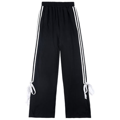 Pantaloni casual alla moda a gamba larga per le donne