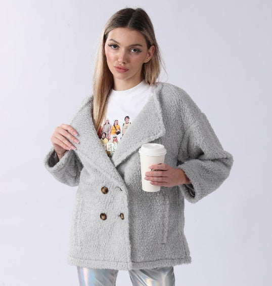 Plüschjacke für Damen