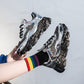 All-Match Runde Zehen Netzgarn Sport Freizeitschuhe Plattform 