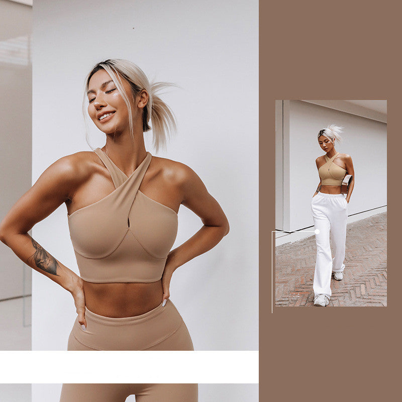 Sport Fitness Intimo Tubolare Top Donna Vita Alta