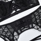 Tuta intima con giunture in rete da donna