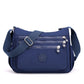 Nylon Cloth Multilayer One Shoulder Bag Lightweight Simple Casual Messenger Bag