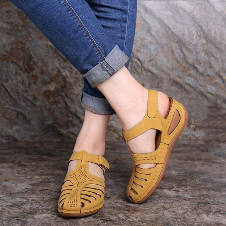 Wedges Sandals Summer Women's Round Toe Roman Shoes