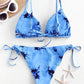 Tie-dye printed bikini