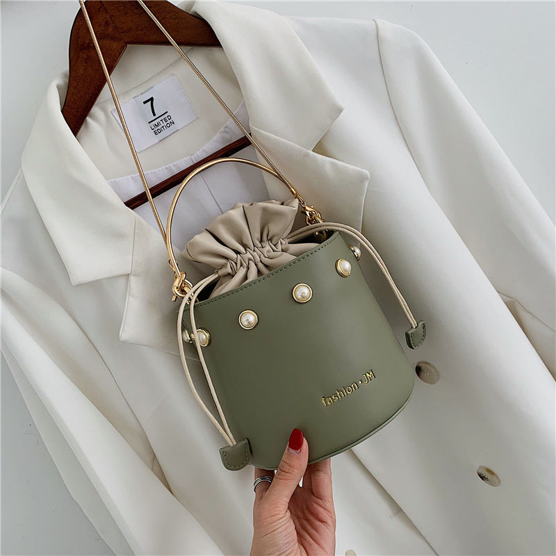 Vielseitige, tragbare Beuteltasche mit Kordelzug