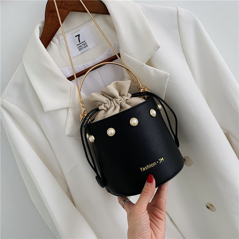 Vielseitige, tragbare Beuteltasche mit Kordelzug