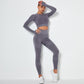 Seamless knitted high-stretch yoga sleeve slim long sleeves