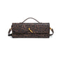 Borsa da pranzo con stampa leopardata retrò da donna