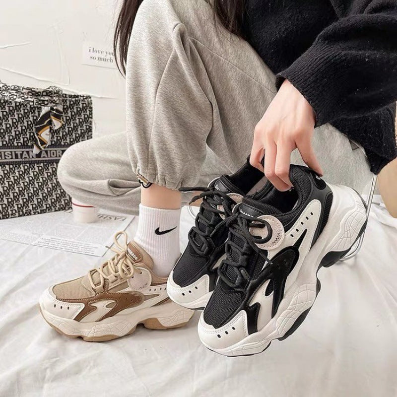 Herbst und Winter Neue Colorblock-Sneakers für Damen