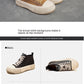 High-top Casual Sneakers First Layer Cowhide Toe Box Women's Shoes Vintage
