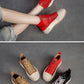 High-top Casual Sneakers First Layer Cowhide Toe Box Women's Shoes Vintage