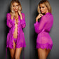 Frauen Nachtwäsche Robe Kleid Spitze Nachtwäsche Mode