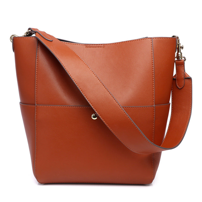 Bucket bag big bag shoulder messenger bag