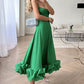 Fashion Suspenders Large Flower Swing Three-dimensional Flower A- Line Skirt Womens Clothing