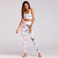Damen Weste Hose Sportanzug Yogaanzug Anzug