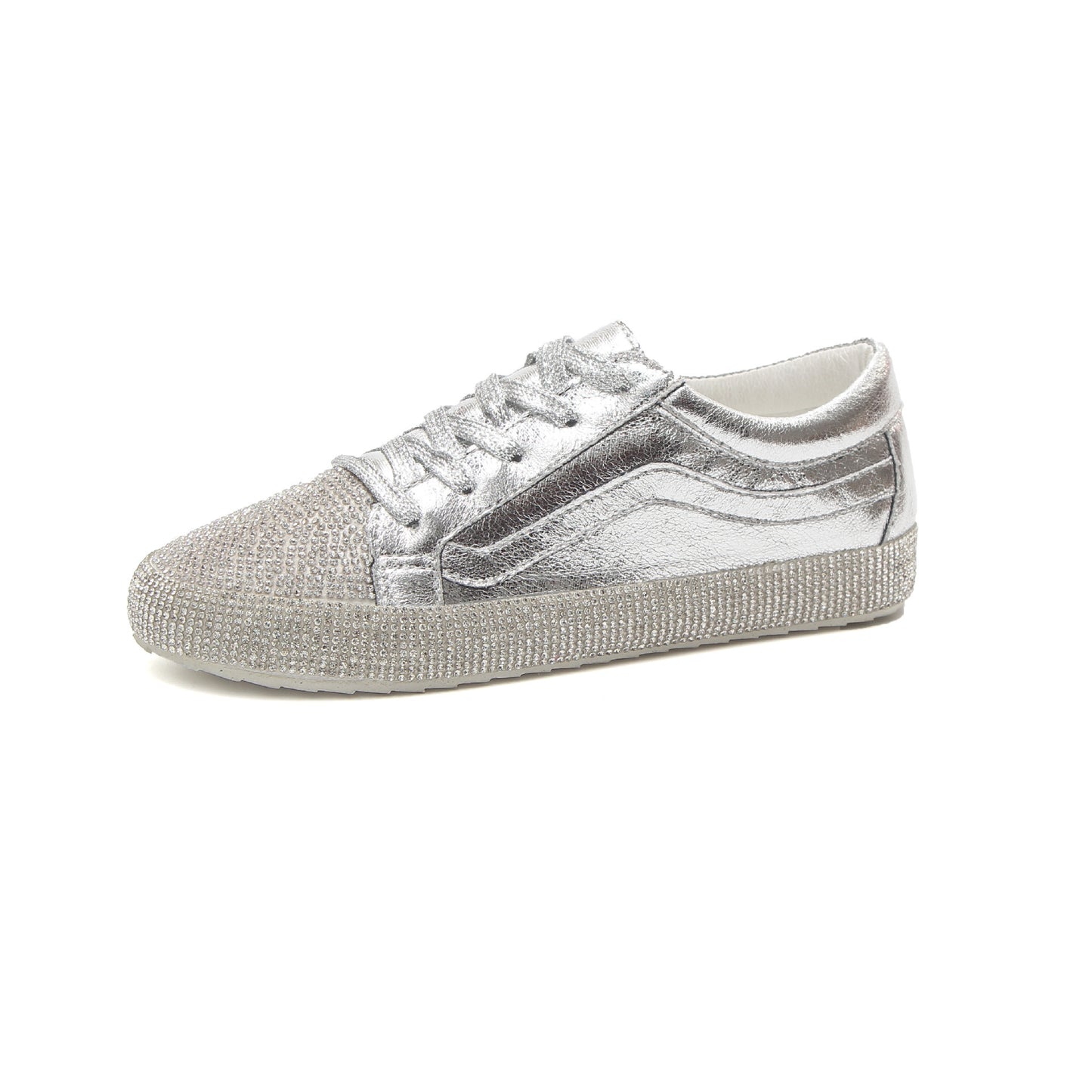 Glitzer Strass Damen Flats