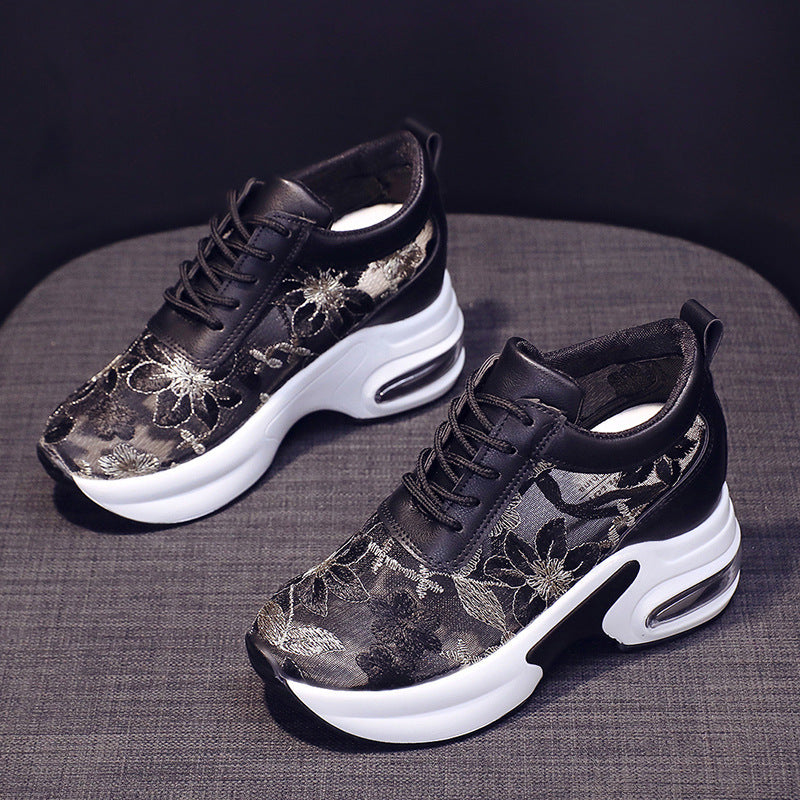 Scarpe casual con lacci in rete stile sportivo nuove di primavera