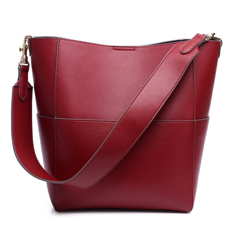 Bucket bag big bag shoulder messenger bag