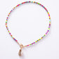 Contrasting Beige Shell Necklace