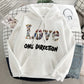 Nuovo pullover grafico con estetica Harajuku di Harry Styles e One Direction