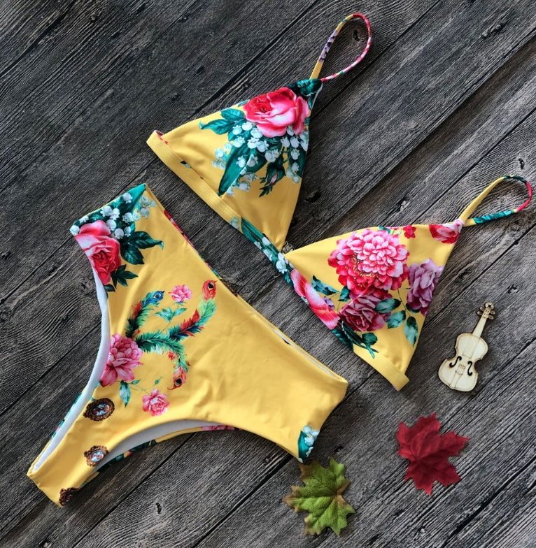 Europa und die Vereinigten Staaten sexy explosionen badeanzug leopard schlange muster hohe taille damen bikini