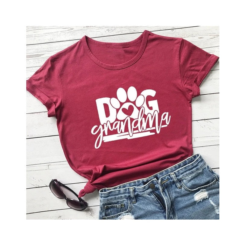 Manica corta con stampa a lettere