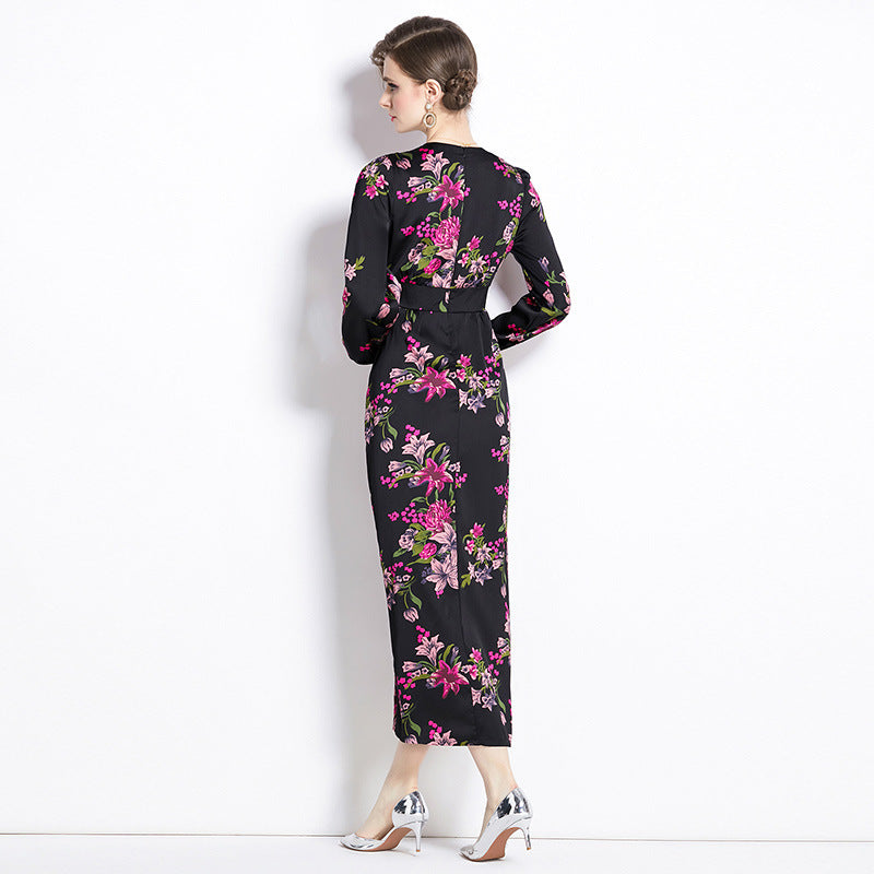 Abito stampa romantica primavera donna