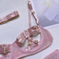 Biancheria intima pesante con lacci alla moda da donna