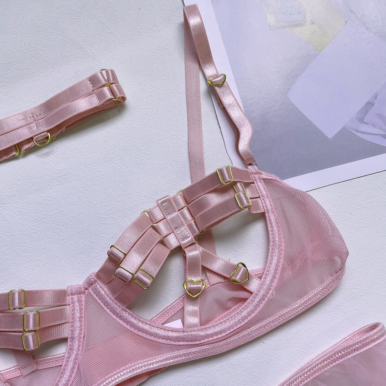 Biancheria intima pesante con lacci alla moda da donna