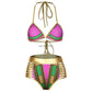 European, American and South African bronzing bikini
