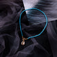 Contrasting Beige Shell Necklace