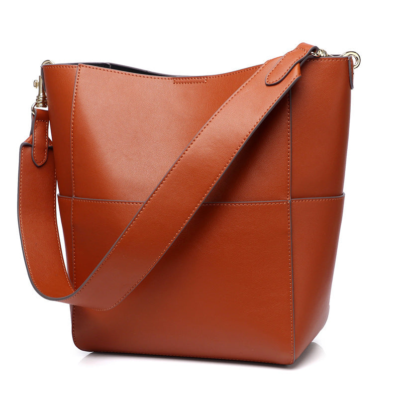 Bucket bag big bag shoulder messenger bag