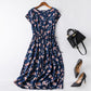 Cotton silk dress